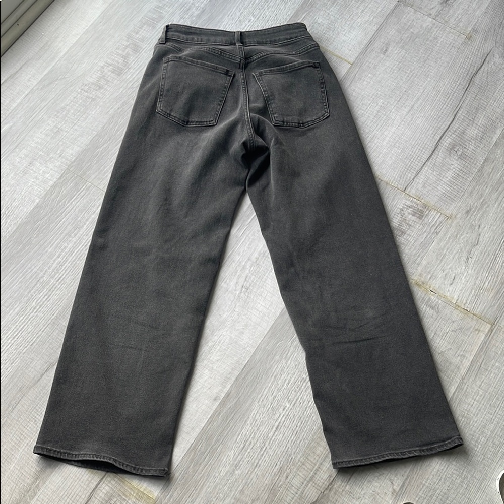 Black Relaxed Fit Jeans, size 2 short. - Picture 10 of 10
